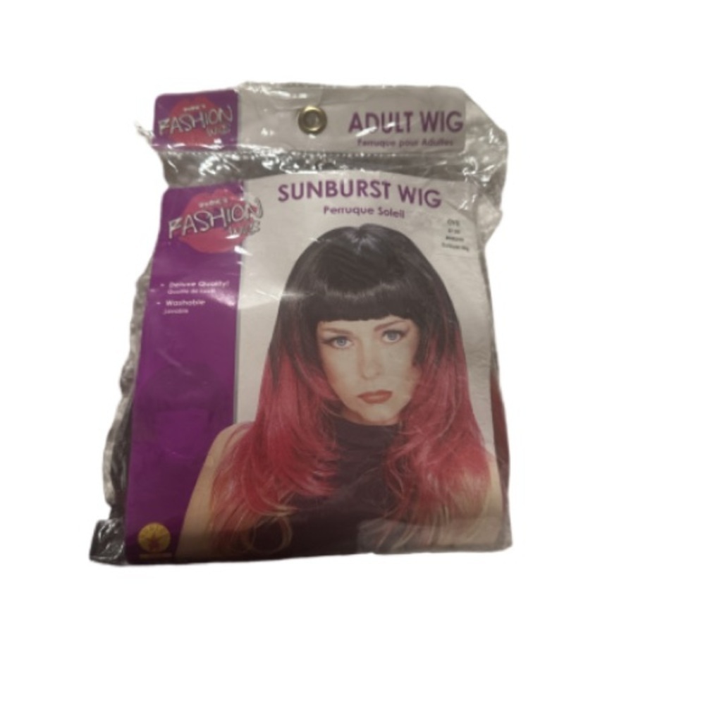 Sunburst Wig - Black and Red